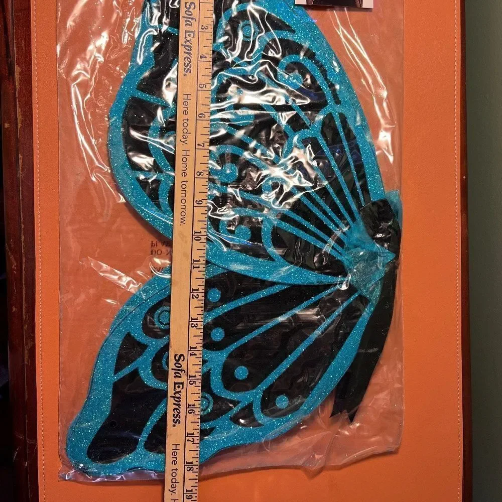 NEW Teal Wings Halloween Costume Adult or Child